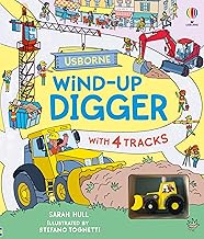 Wind-up Digger: A Toy and Book Gift Featuring a Hands-On Exploration Of Diggers And Construction Sites
