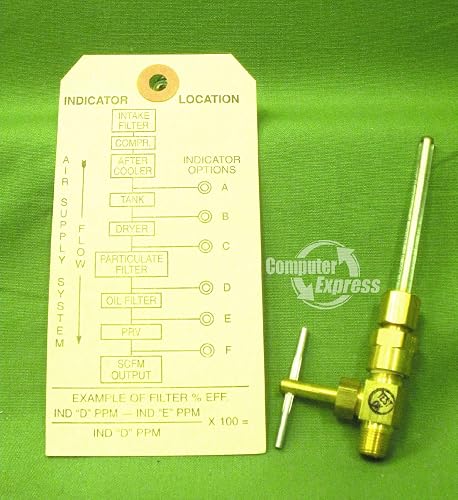 Johnson Controls A-4000-120 Oil Indicator with Needle Valve