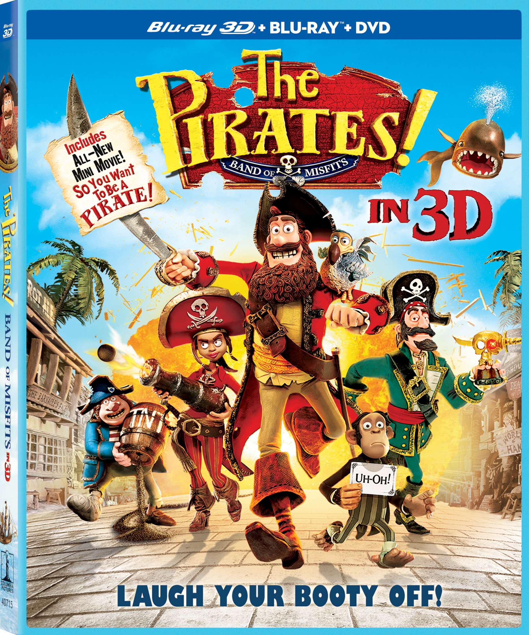 Amazon.co.jp | The Pirates!: Band of Misfits [Blu-ray] [Import