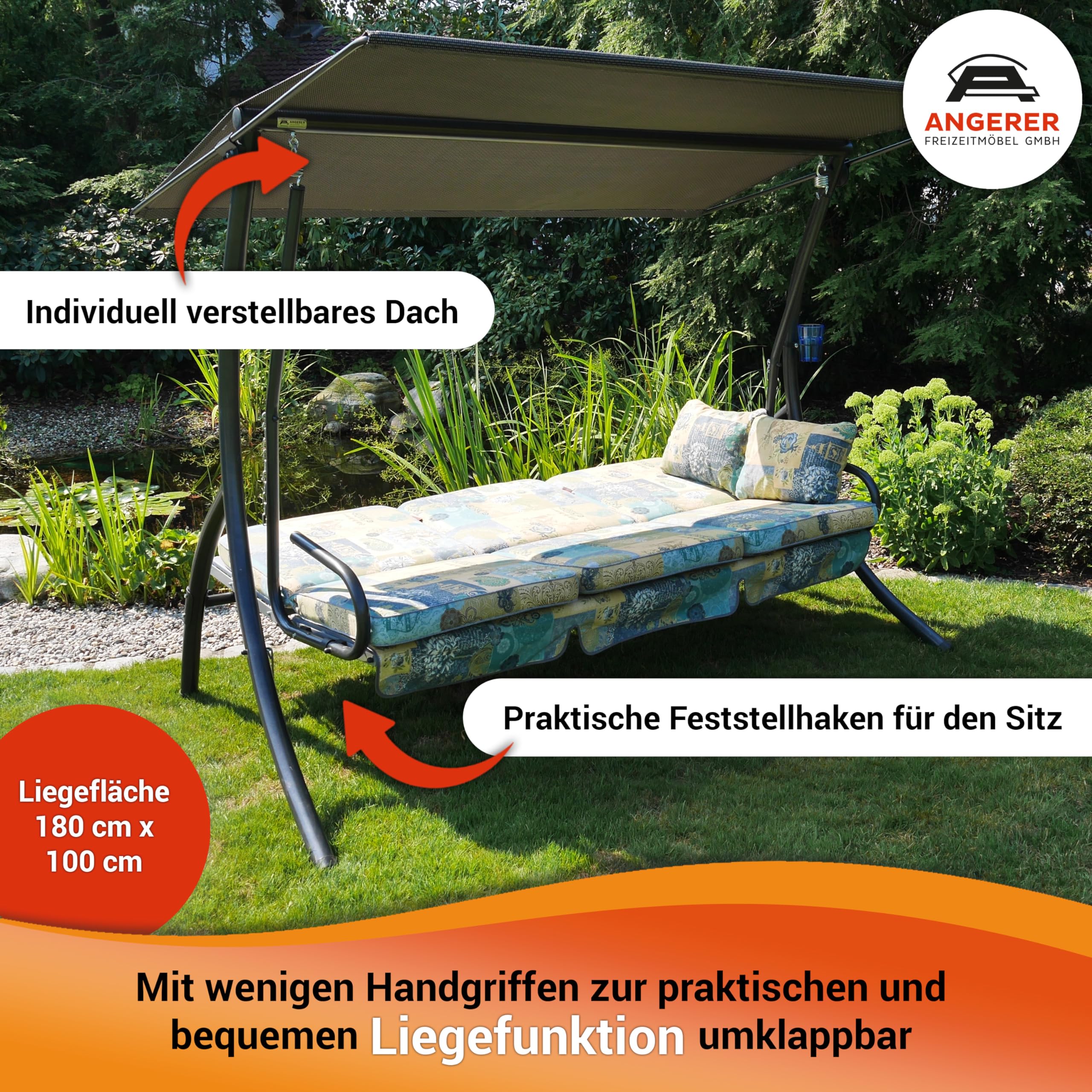 Angerer Primero Comfort Dondolo Anversa, 3 posti