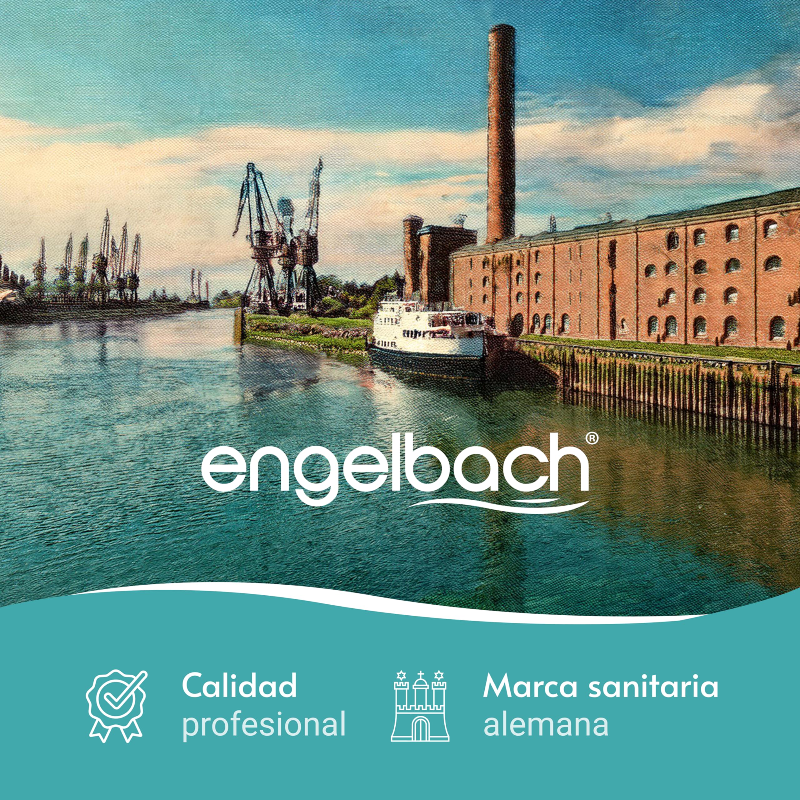 Engelbach® Tapón Lavabo Universal 40mm – Estable, antioxidante y Duradero – tapón desagüe para lavabos y bidés con Tornillo Ajustable en Altura