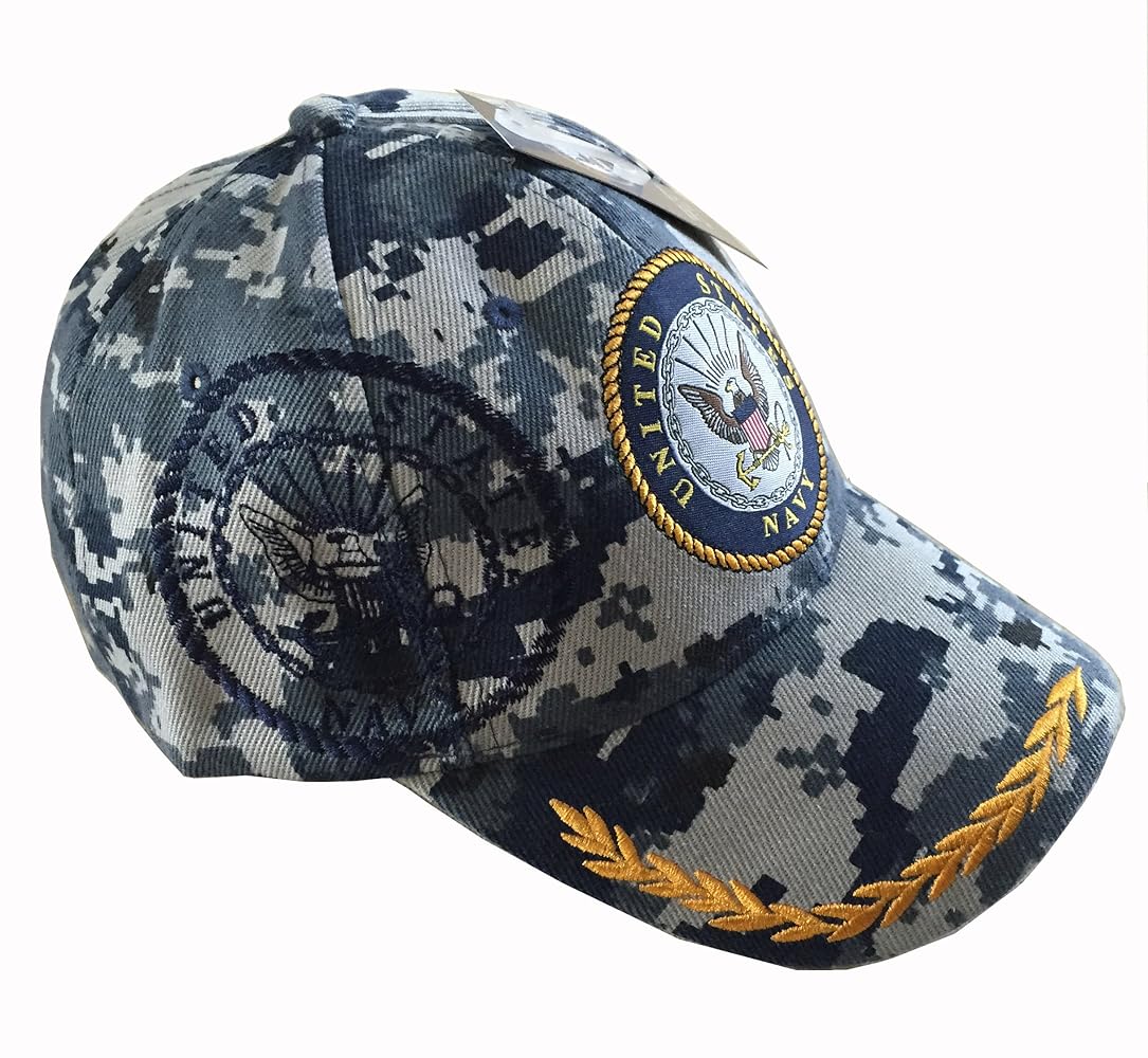 軍用帽子 紺色 エンブレム付き ROTHCO ミリタリーキャップ 帽子 メンズ U.S.NAVY エンブレム