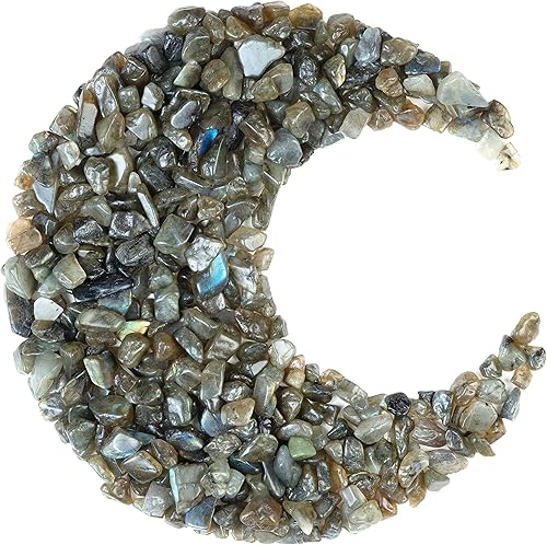 Miniatura 3 de Cuarzo rosa triturado de 1 libra, labradorita, chips de amatista a granel, piezas de cuarzo natural de forma irregular, piedras preciosas de forma