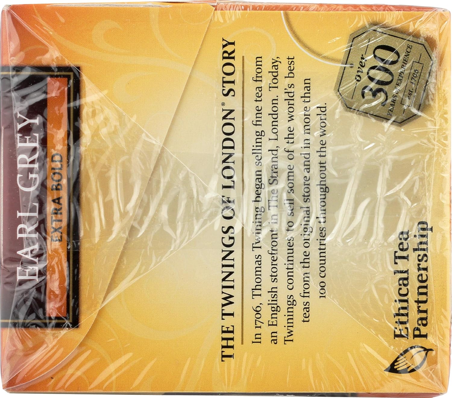 Twinings Extra Bold Earl Grey Black Tea, 1.41 Ounce