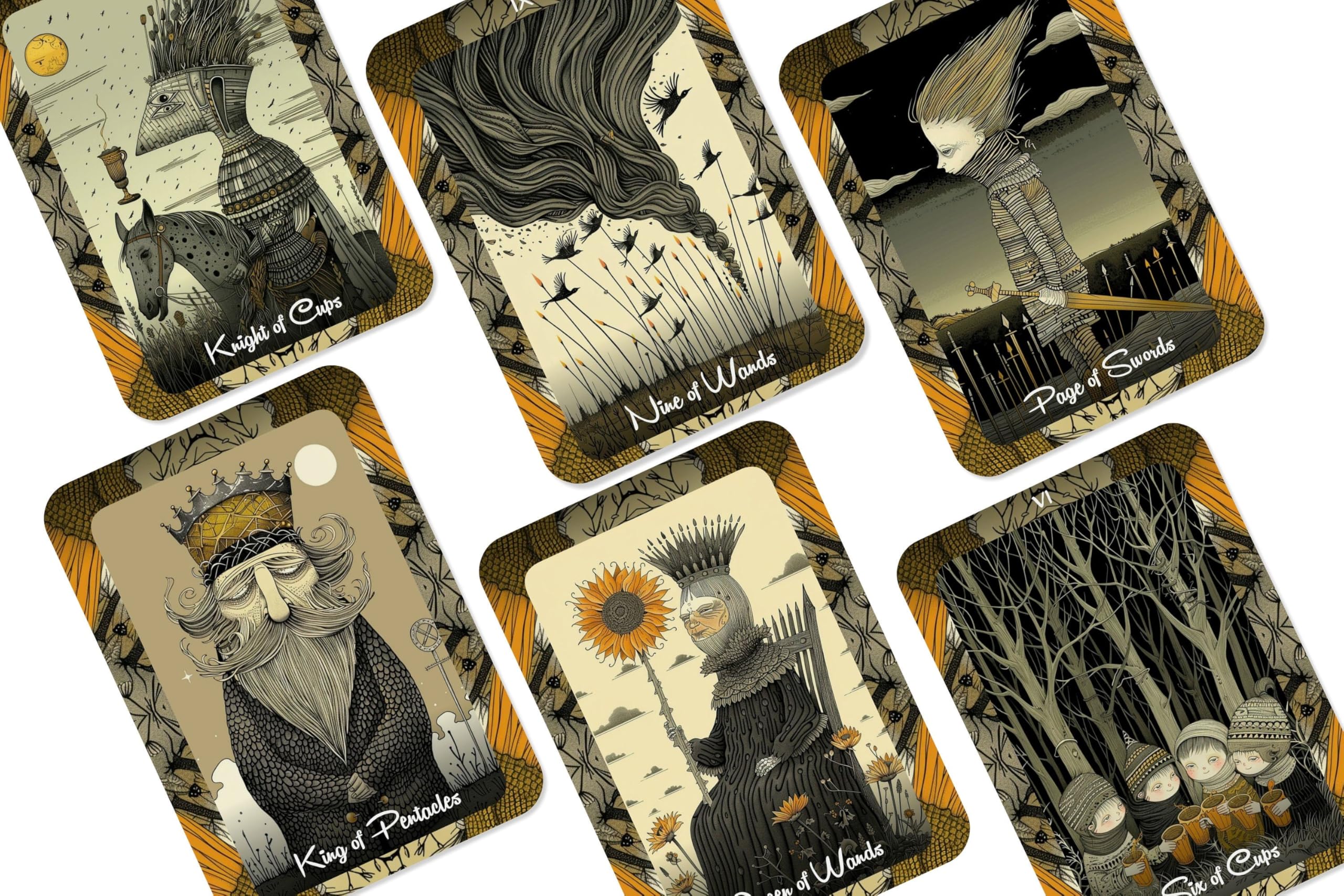 Majestic Tarot Tales - 78 Cartes de Tarot Illustrées