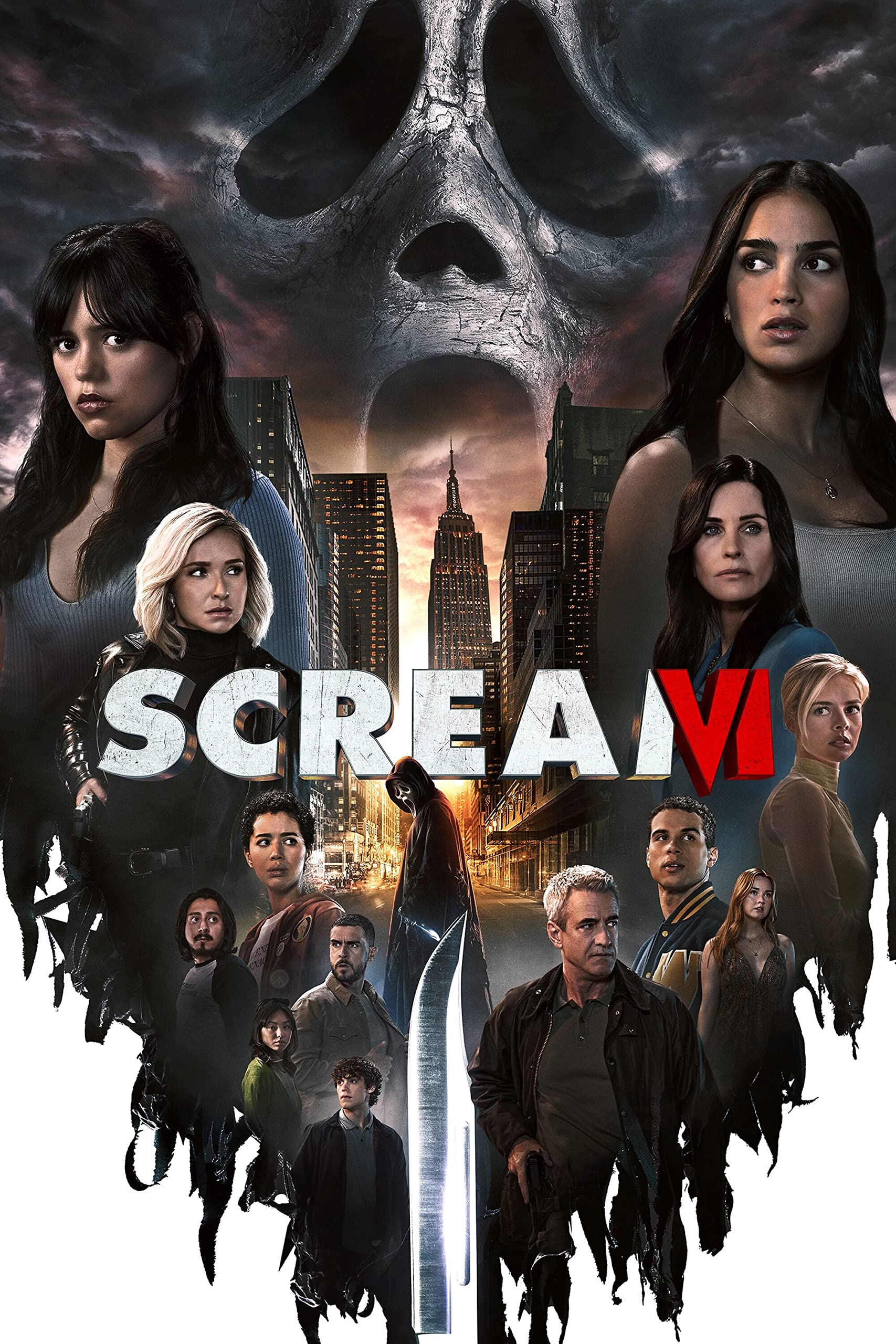 Craftylittlepenguin Scream 6 Poster 2023 Print Unframed A3 A2 A4 Maxi Art Wall Art Home Decor Movies Cinema Horror- 2208 (Maxi - 61cm x 91cm)