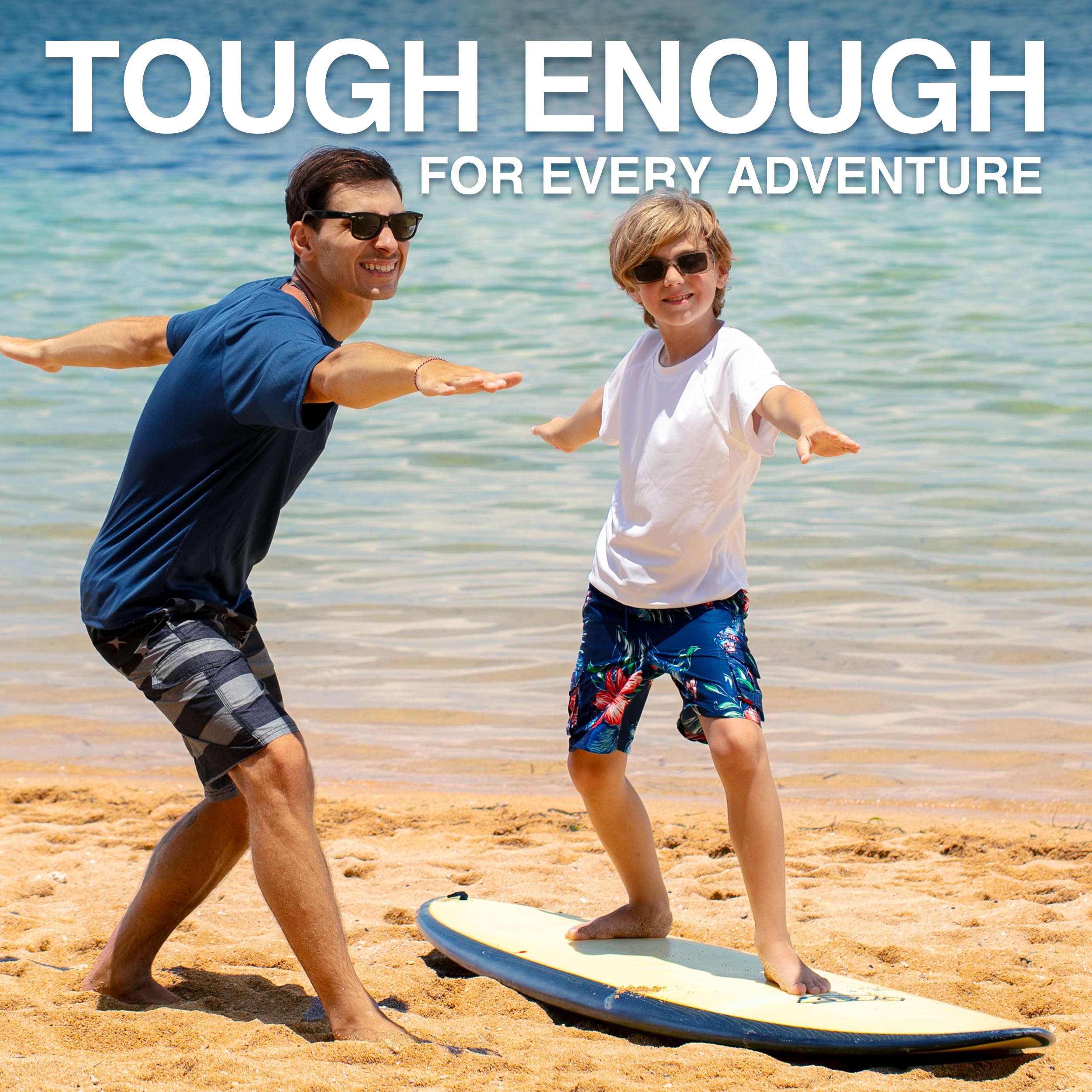 Kanu Surf Boys' Short-Sleeve Rashguard Swim Shirt