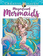Creative Haven Magnificent Mermaids Coloring Book (Creative Haven Coloring Books)