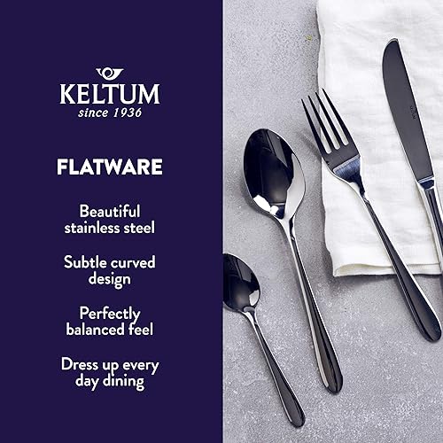 Miniatura 6 de Juego de cubiertos de acero inoxidable pulido de 4 piezas