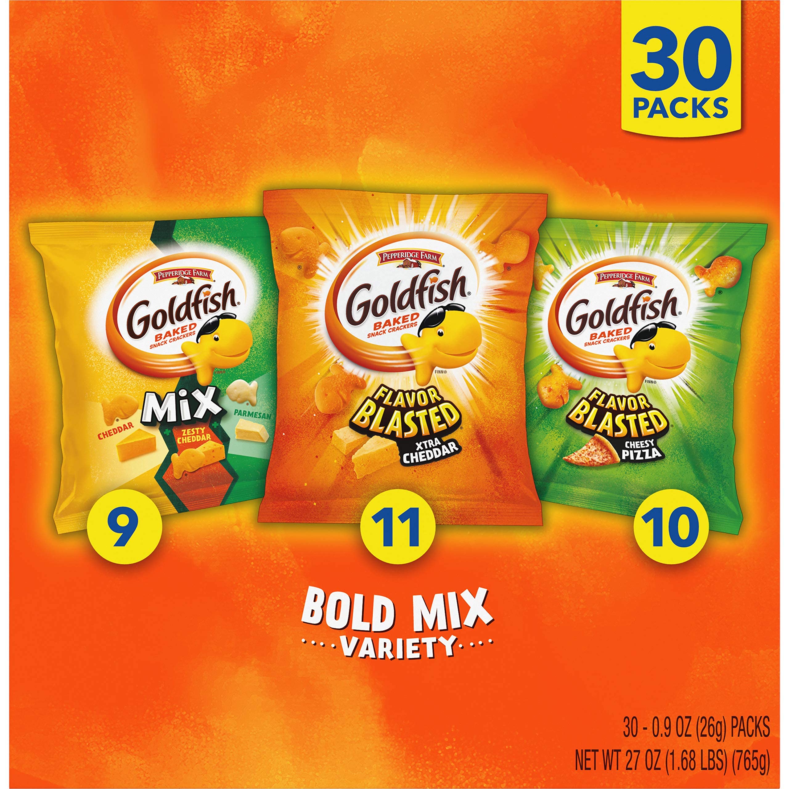 Crackers Bold Mix with Cheesy Mix Flavor Blasted Xtra Cheddar and Fla | amzdealz