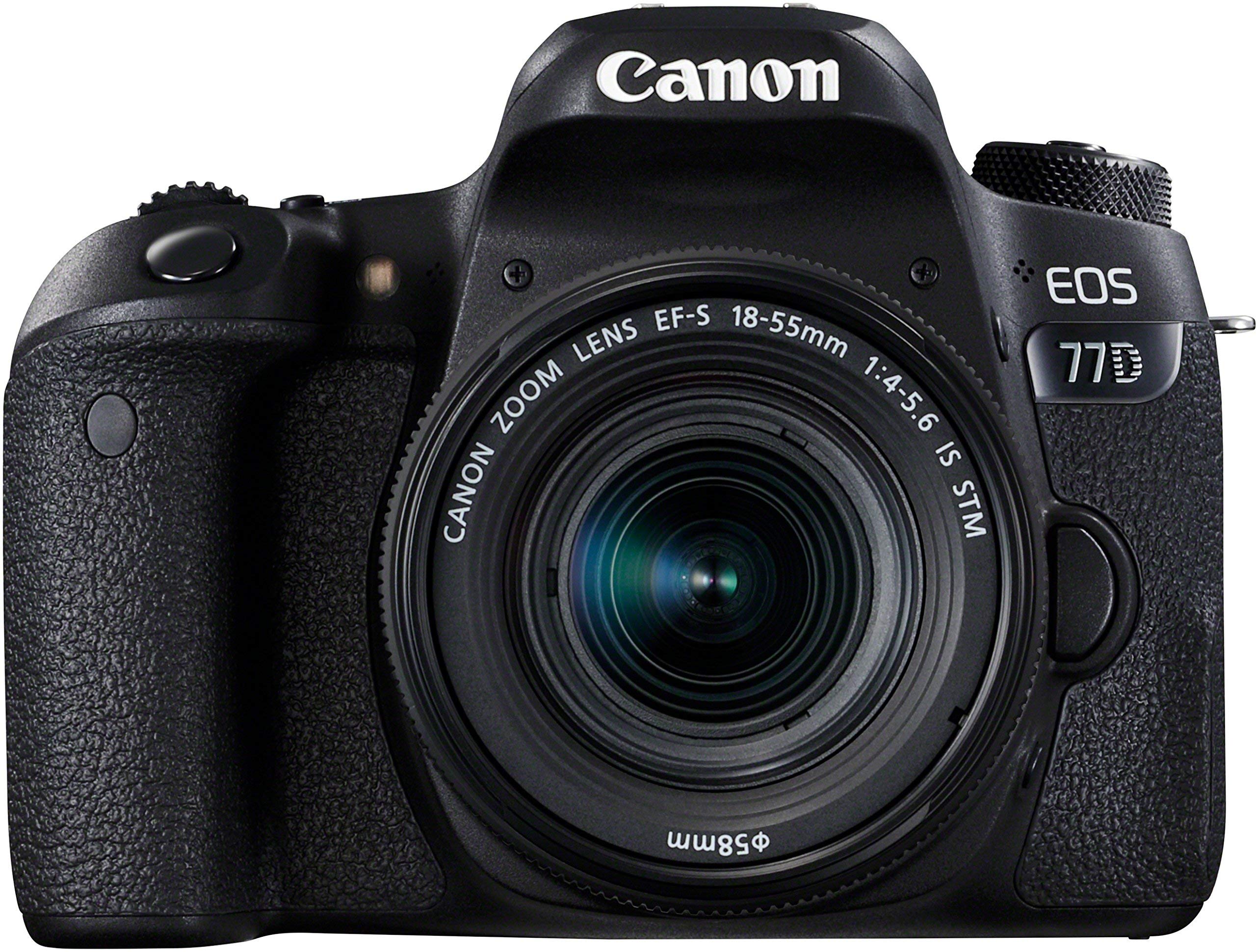Canon EOS 77D Reflex Numérique + EF-S 18-55mm F/4-5,6 IS STM - Noir (Reconditionné)