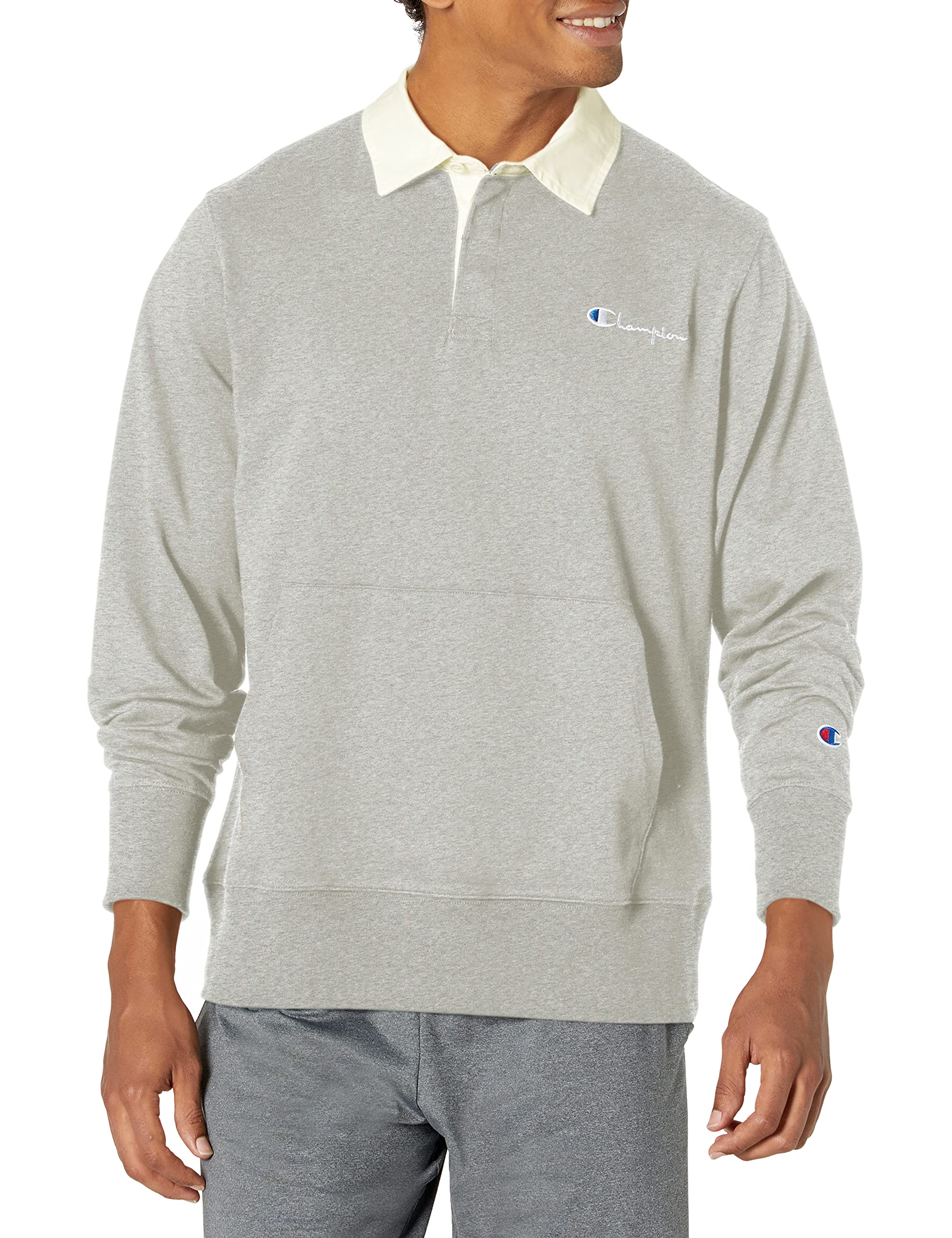Buy mens Champion Life Men's Rugby Shirt With Kanga Pocket Champion LIFE Men's Rugby Shirt With