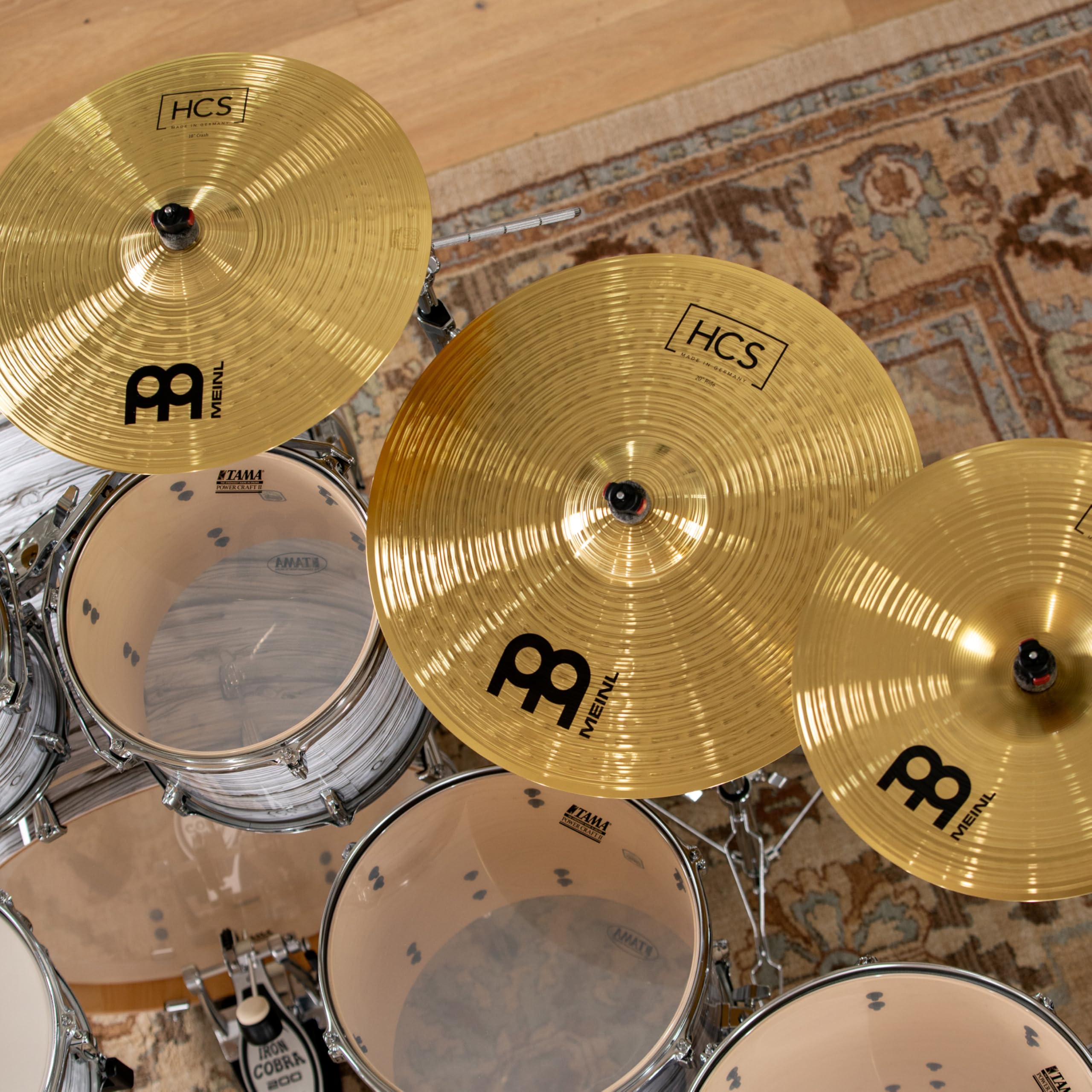 Meinl HCS Super Cymbal Set 10SP,14HH,16CR,16CH,18CR,20R