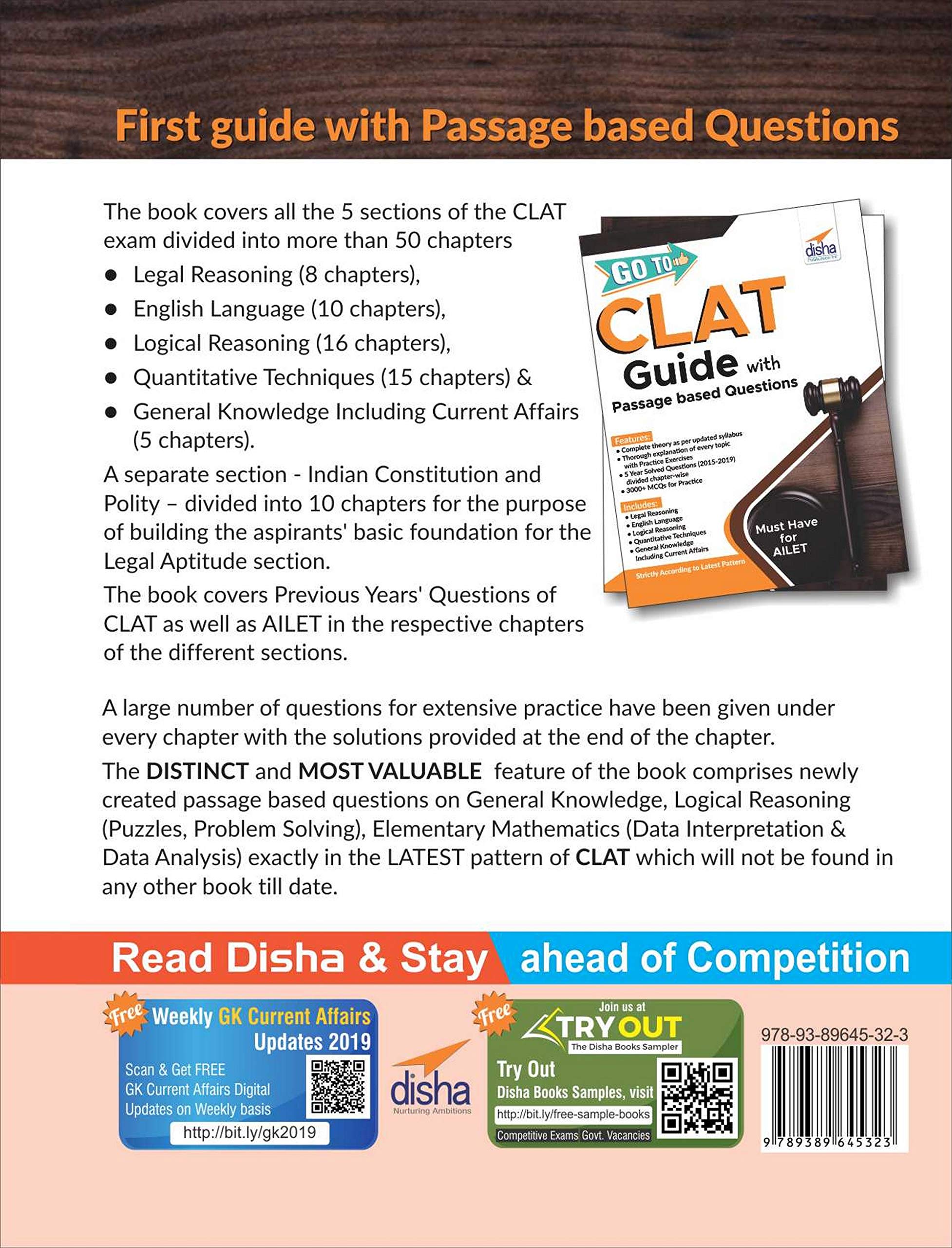 GO to CLAT Guide with Passage Based Questions