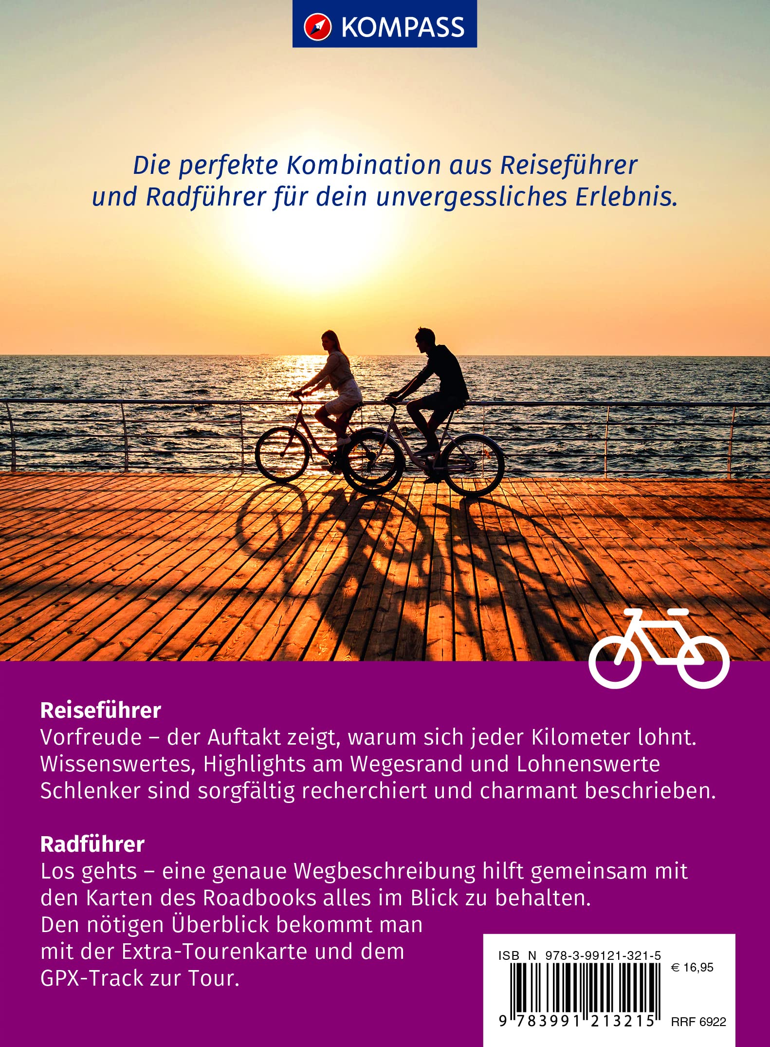 KOMPASS Radreiseführer Bodensee-Königssee Radweg: Von Lindau ins Berchtesgadener Land mit Extra-Tourenkarte, Reiseführer und exakter Streckenbeschreibung
