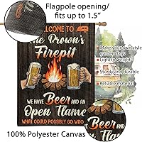 Vista 3 de Bandera personalizada de Making Memories para campamento, jardín, banderas para cámper al aire libre para campamento de doble cara, patio