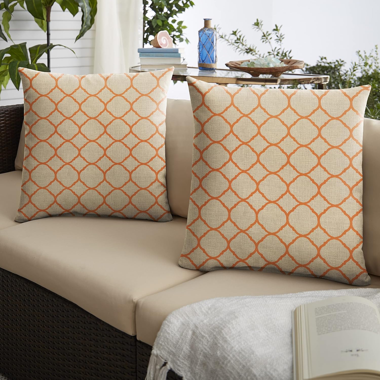 AMPS105712 Square Pillow, 20, Sunbrella - Accord Koi