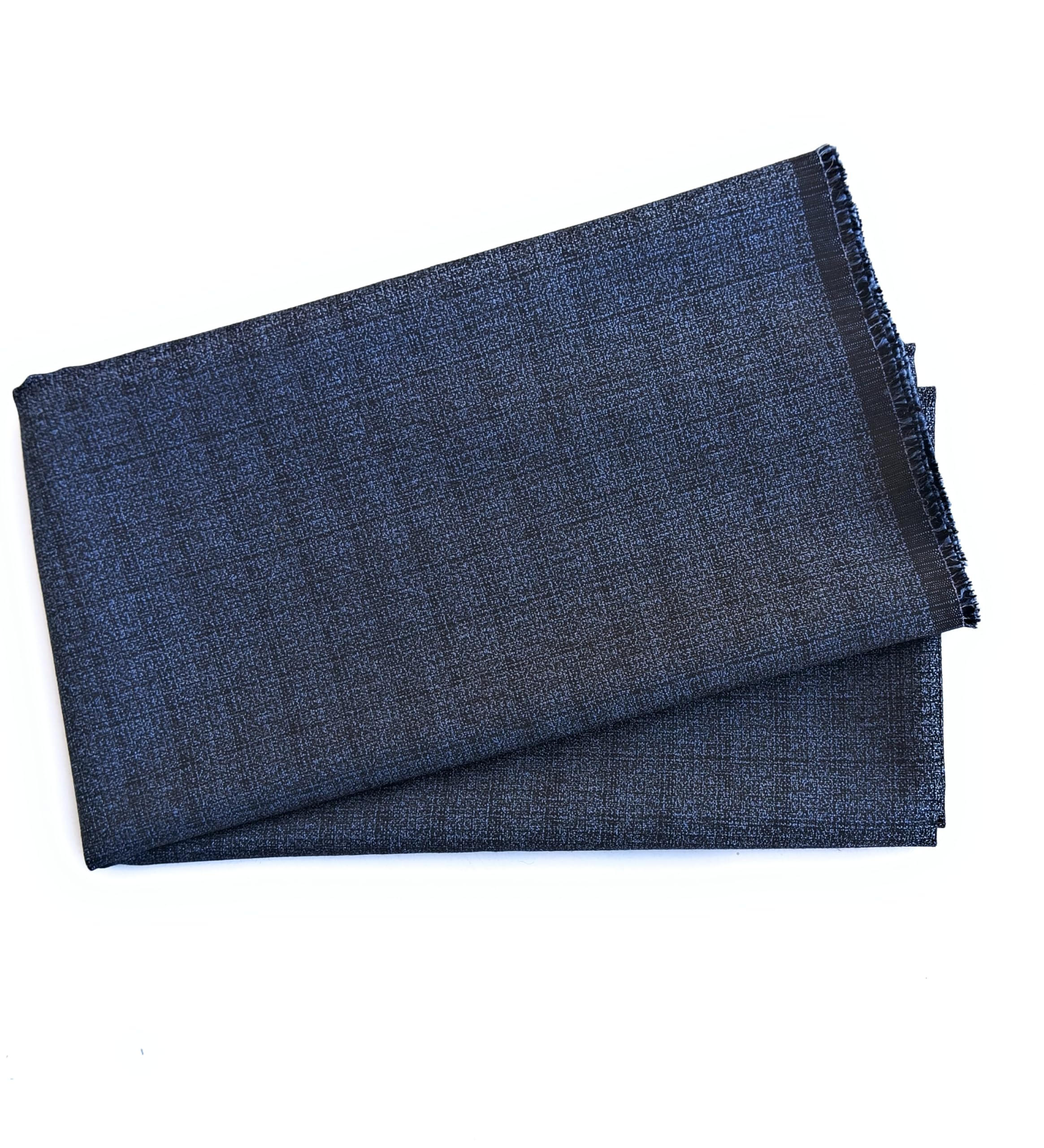 generic Men's Wrinkle-Free Trouser Fabric, 1.2 Metre, Bluish Textured-picture-55