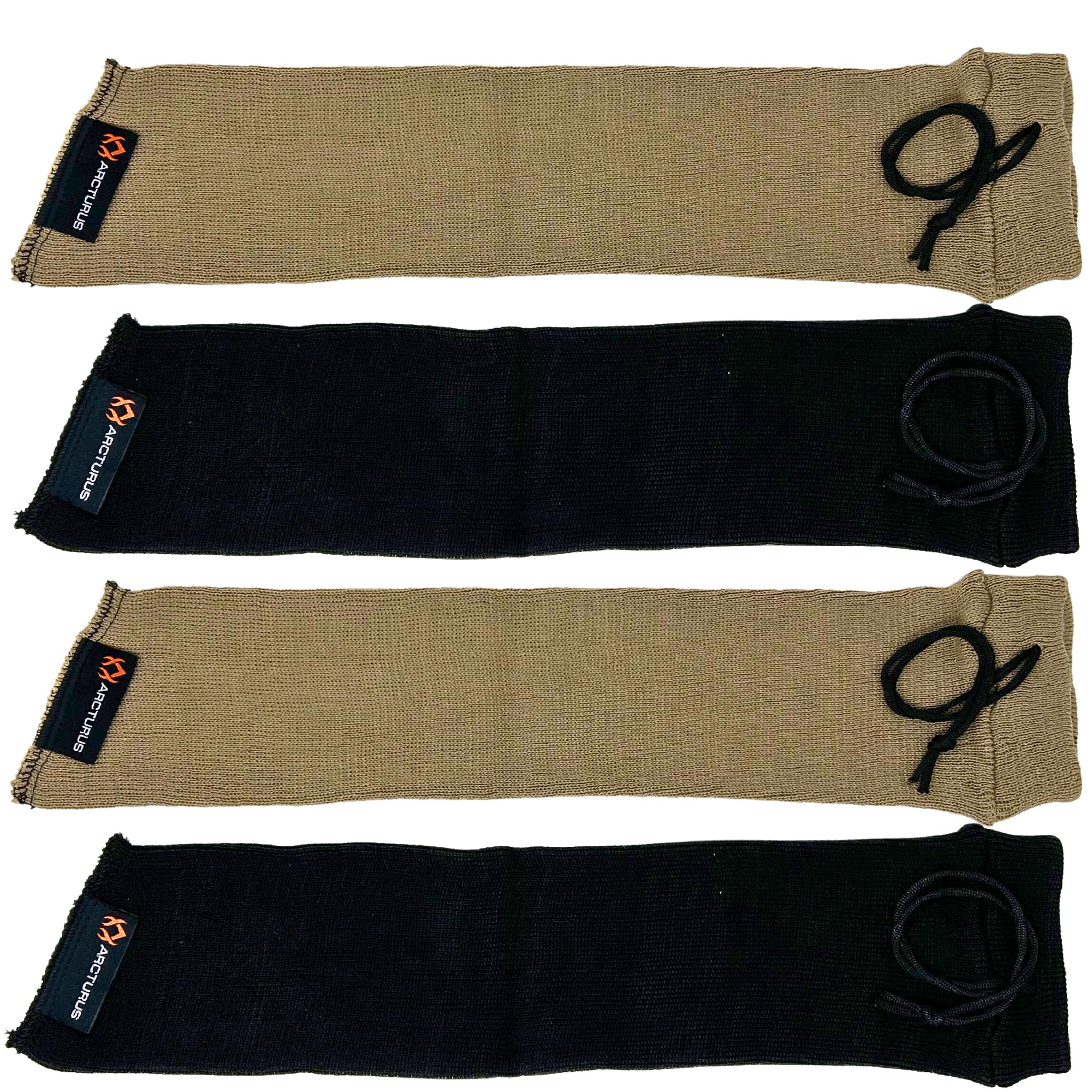 Arcturus Silicone-Treated Handgun Socks - Wide, Flexible Design (3" x 16") Easily Fits Your Pistol or Revolver.