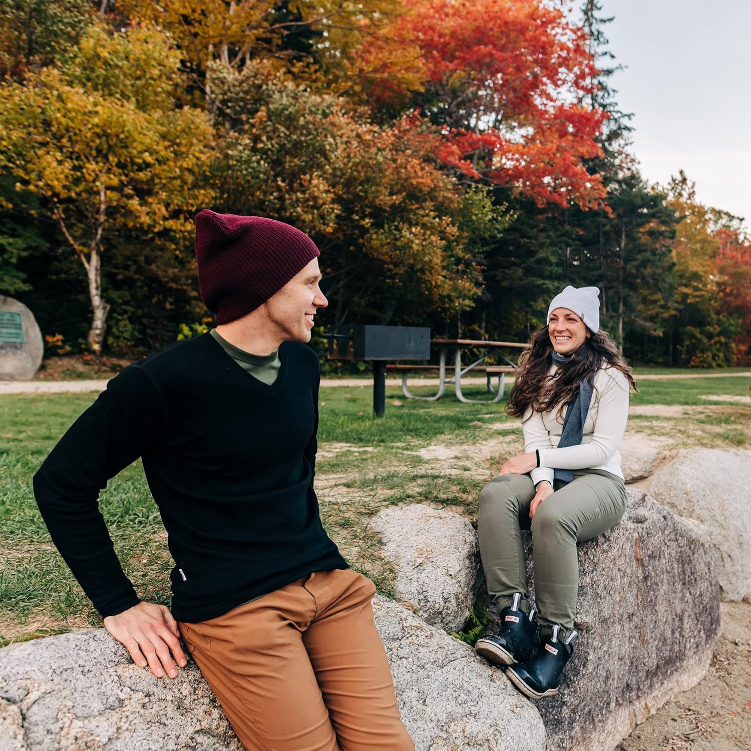 Men's Long Sleeve V-Neck - 100% Merino Wool Base Layer - Casual Shirt - Under Layer - Midlayer - Image 2