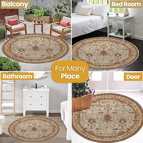 Miniatura 7 de EORC Alfombra de área para dormitorio y decoración del hogar, alfombra de lana hecha a mano que proporciona comodidad y belleza para el uso diario,