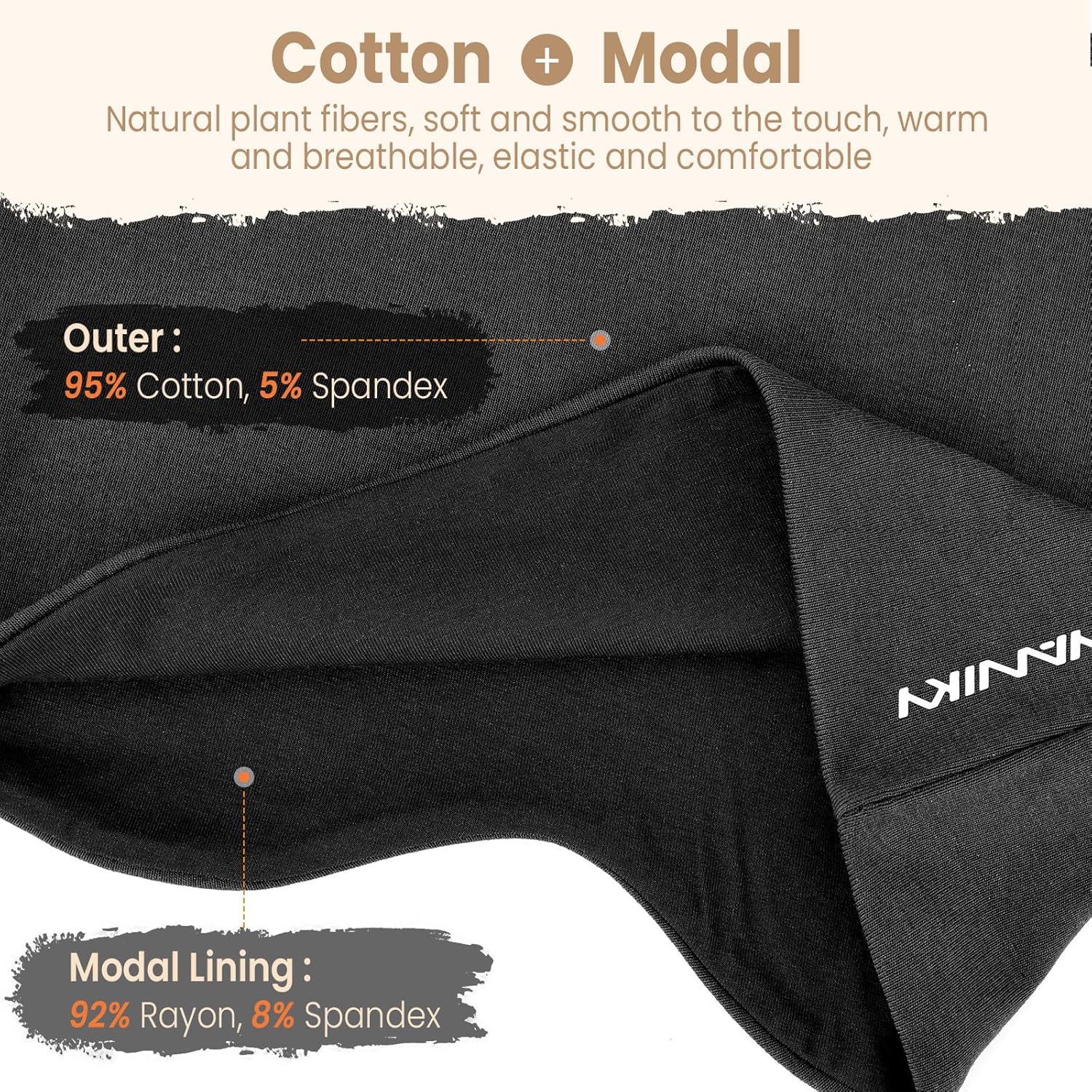 Beanie for Women - Men Modal Sleep Cap, Cotton Chemo Beanie Hat - Unisex Skull Cap - Soft and Skin Friendly Beanies - Image 2