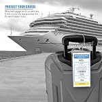 NCL Porte-étiquettes de bagages par Cruise On [4 Pack] Convient à des imprimés (non envoyés) norvégiens NCL Cruise Navires & Mots clés pour Croisières dans 2026 & 2027