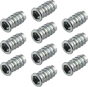 Eisenron schroefmoeren met afdekrand m8 12 5x13 mm - 12 st indraaimoeren verzinkt kopen? | Korting tot 55