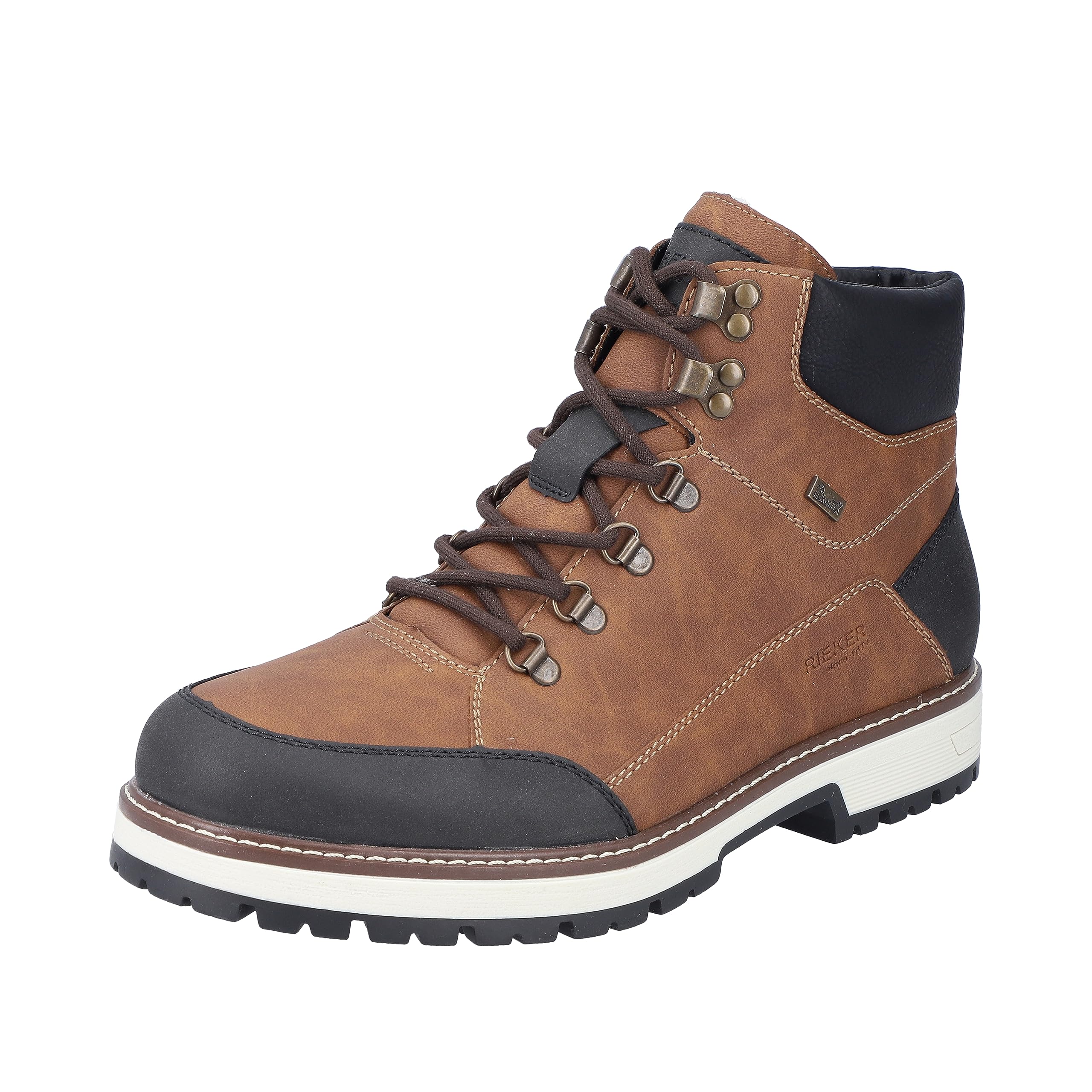 Rieker Men's Lace-up Boots, Brown Combi, 8