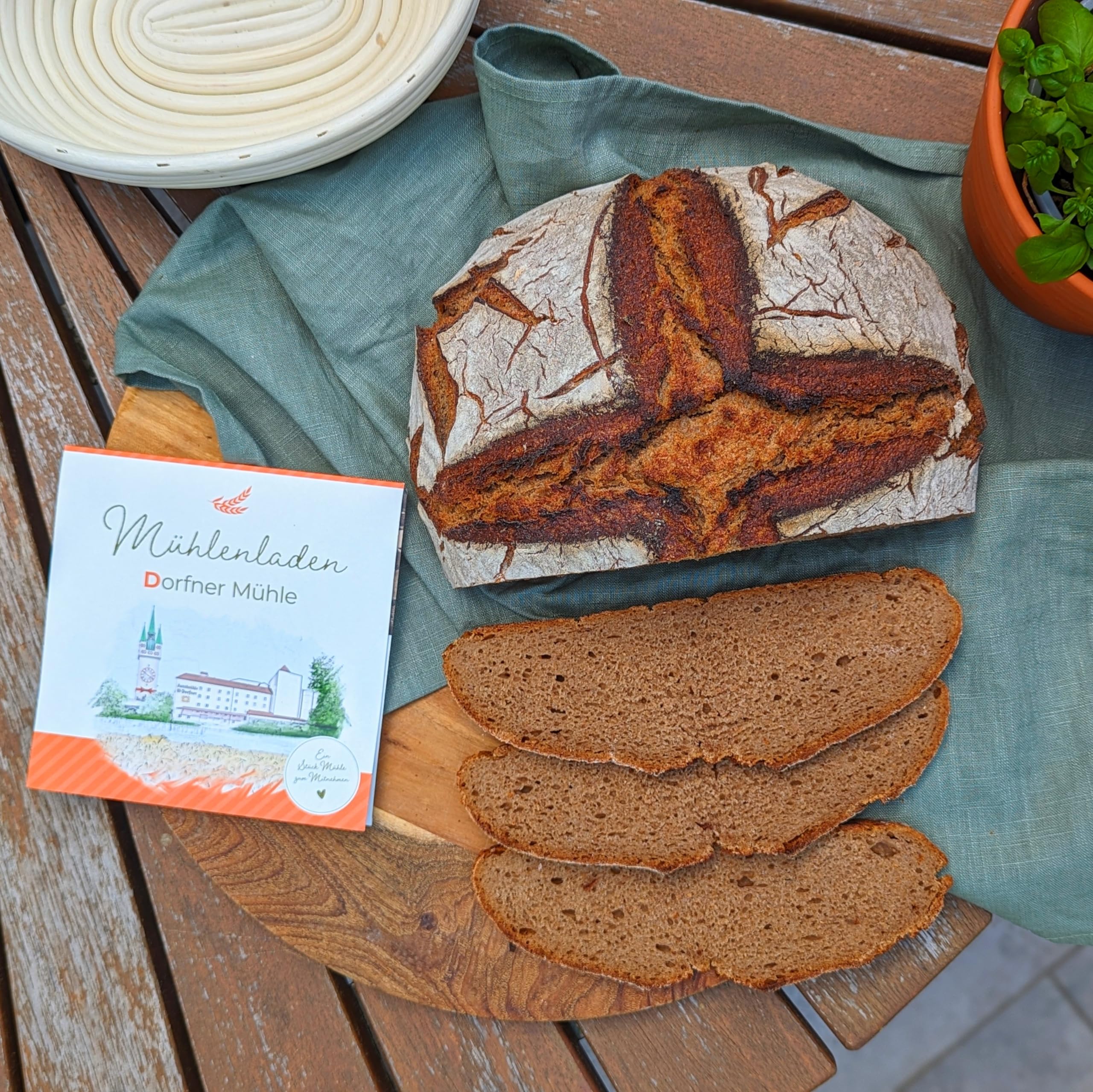 Rustikale Brotbackmischungen für Körnerbrote Dorfner Mühle - 10 Brote [5x1kg] Probierset - Handgemacht in Bayern seit Generationen