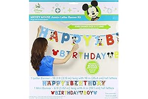 Disney© Mickey Mouse 1st Birthday Banner