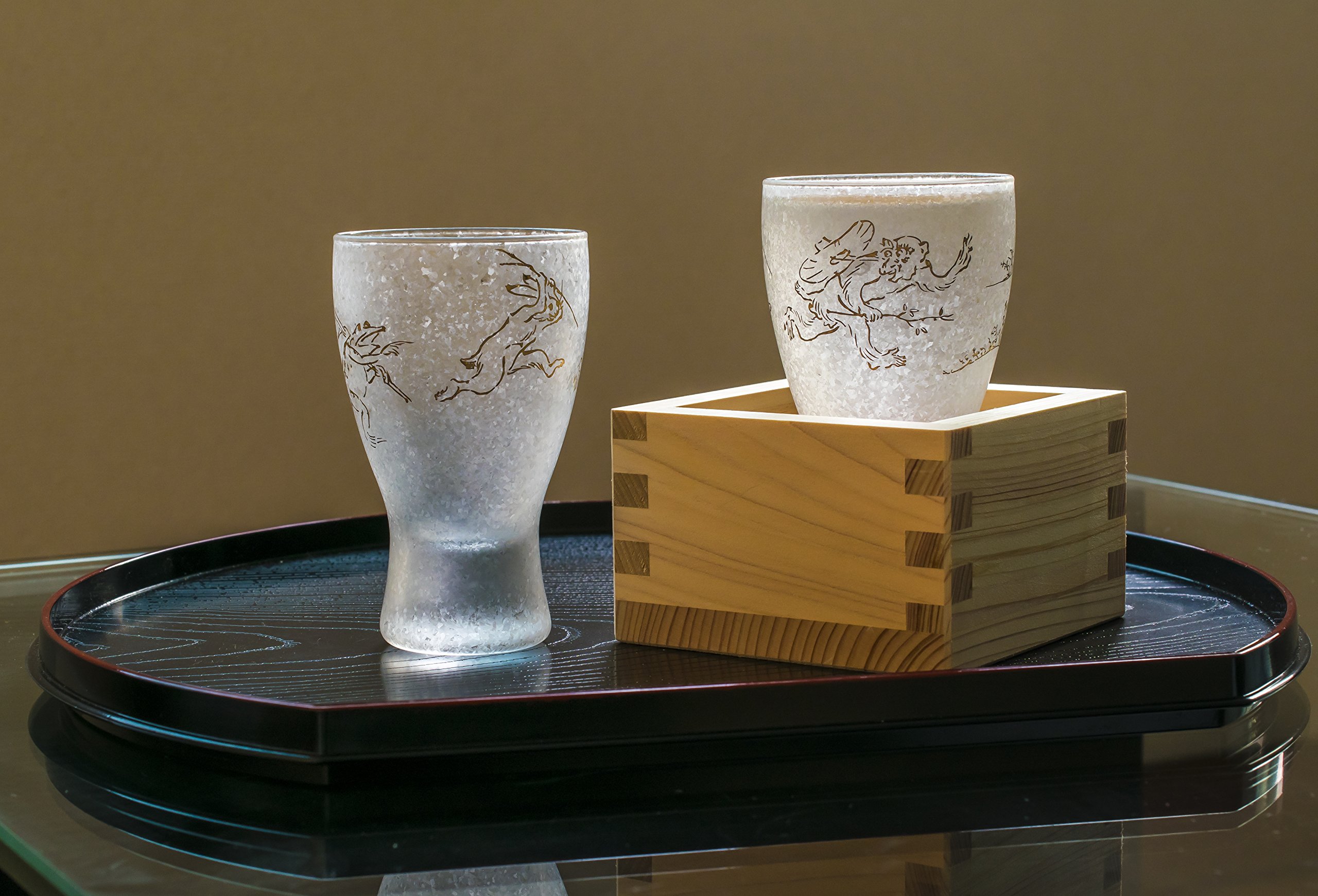 Amazon.co.jp: 【セット買い】桧 1合枡 293084 ＋ アデリア 日本酒