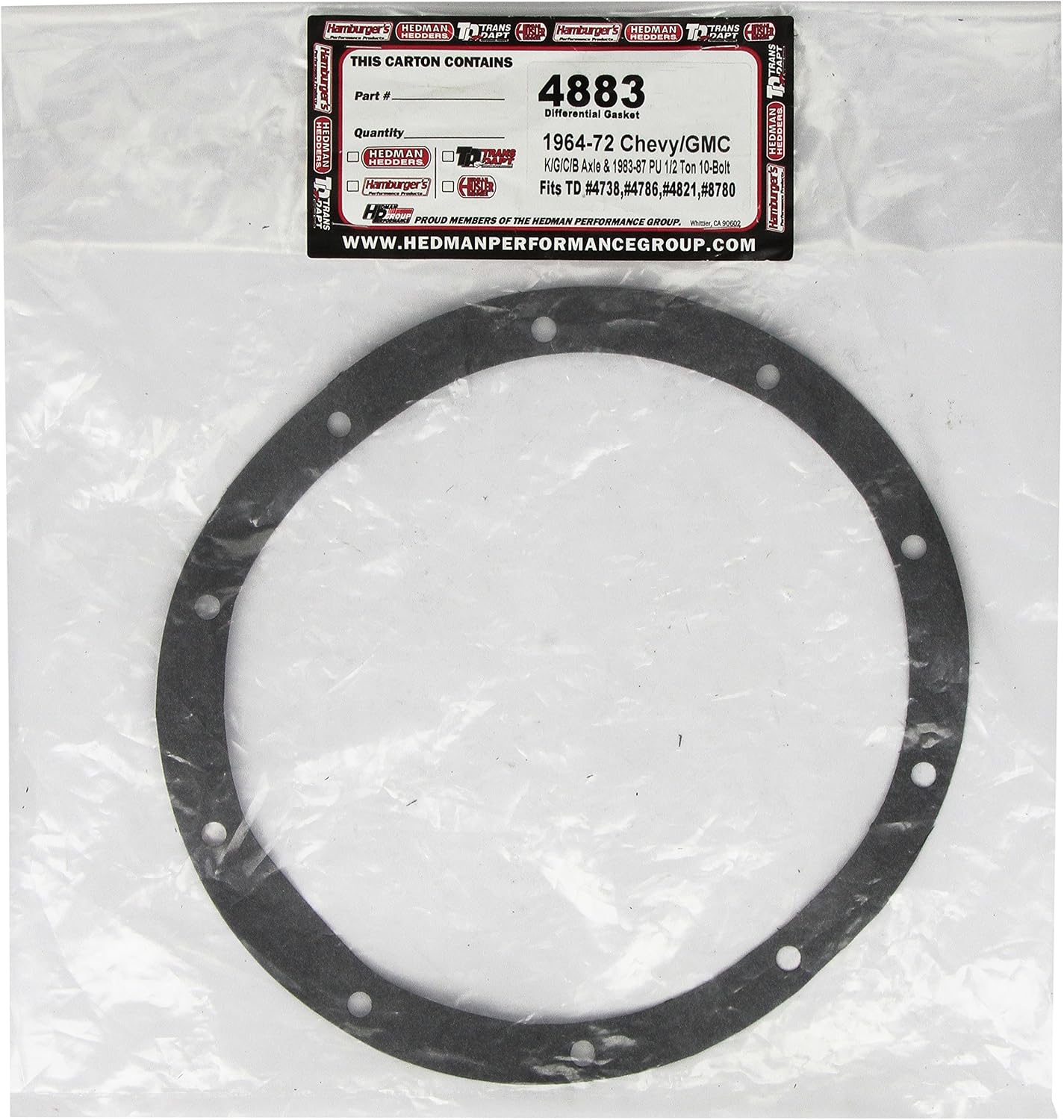 Trans-Dapt Performance 4883 Differential Cover Gasket
