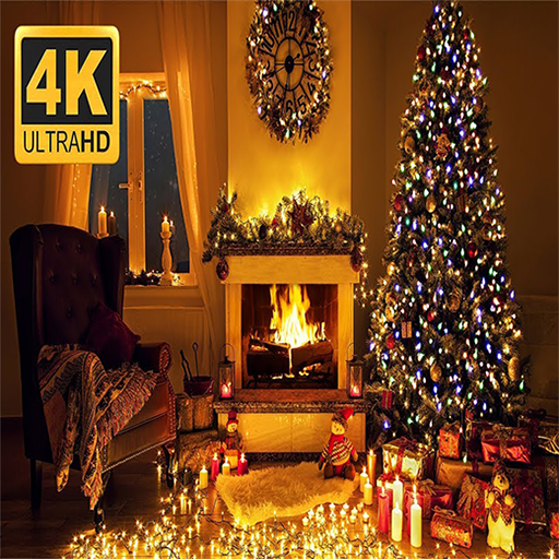 CHRISTMAS FIREPLACE SCREENSAVER NO for Android