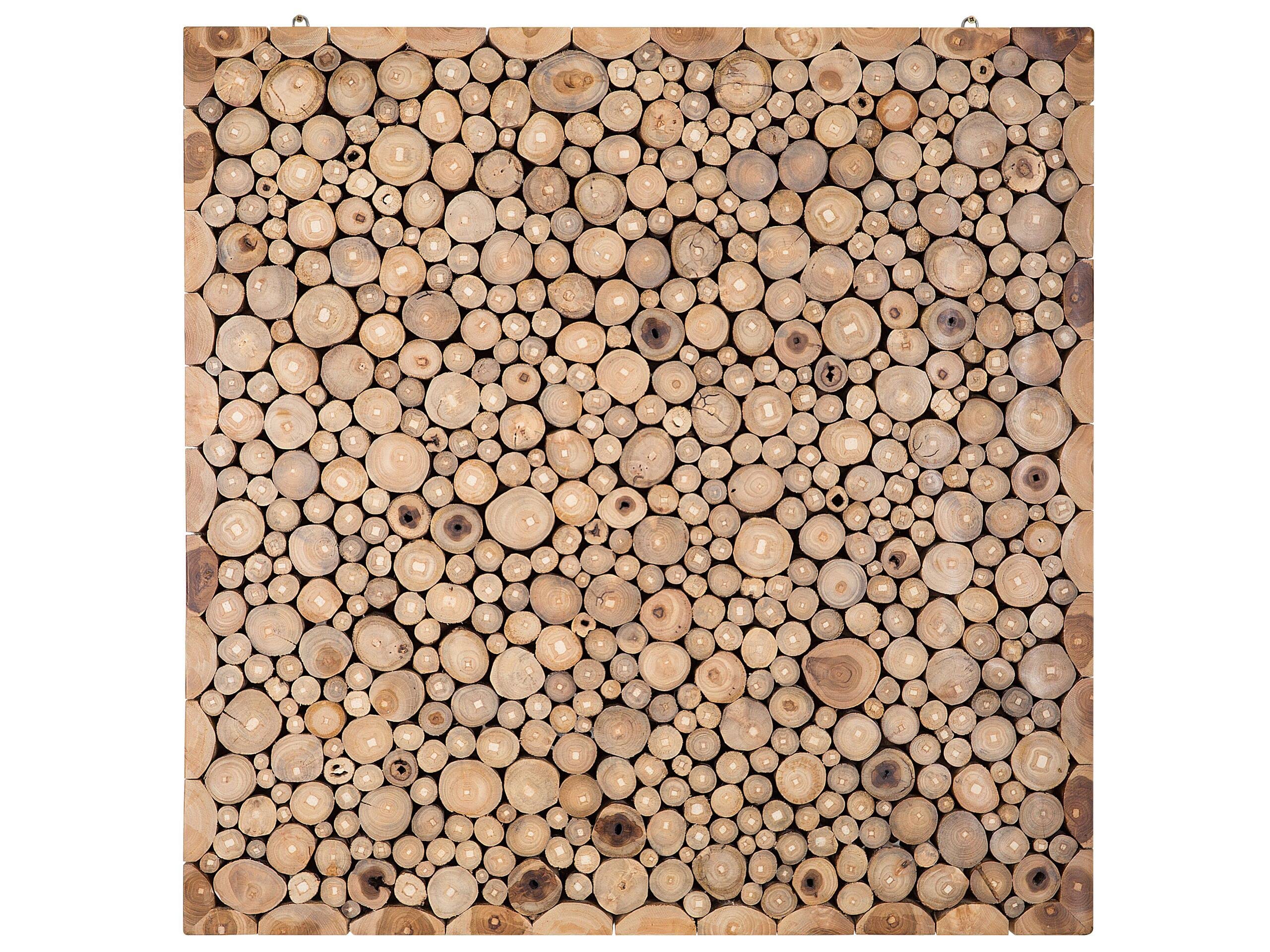 BelianiDecorative Picture Teak Wood Logs 25 kg Modern Design Precise Finish Twig