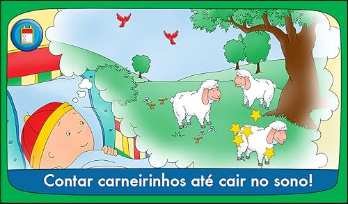 Boa Noite, Caillou — Atividades para a hora de dormir