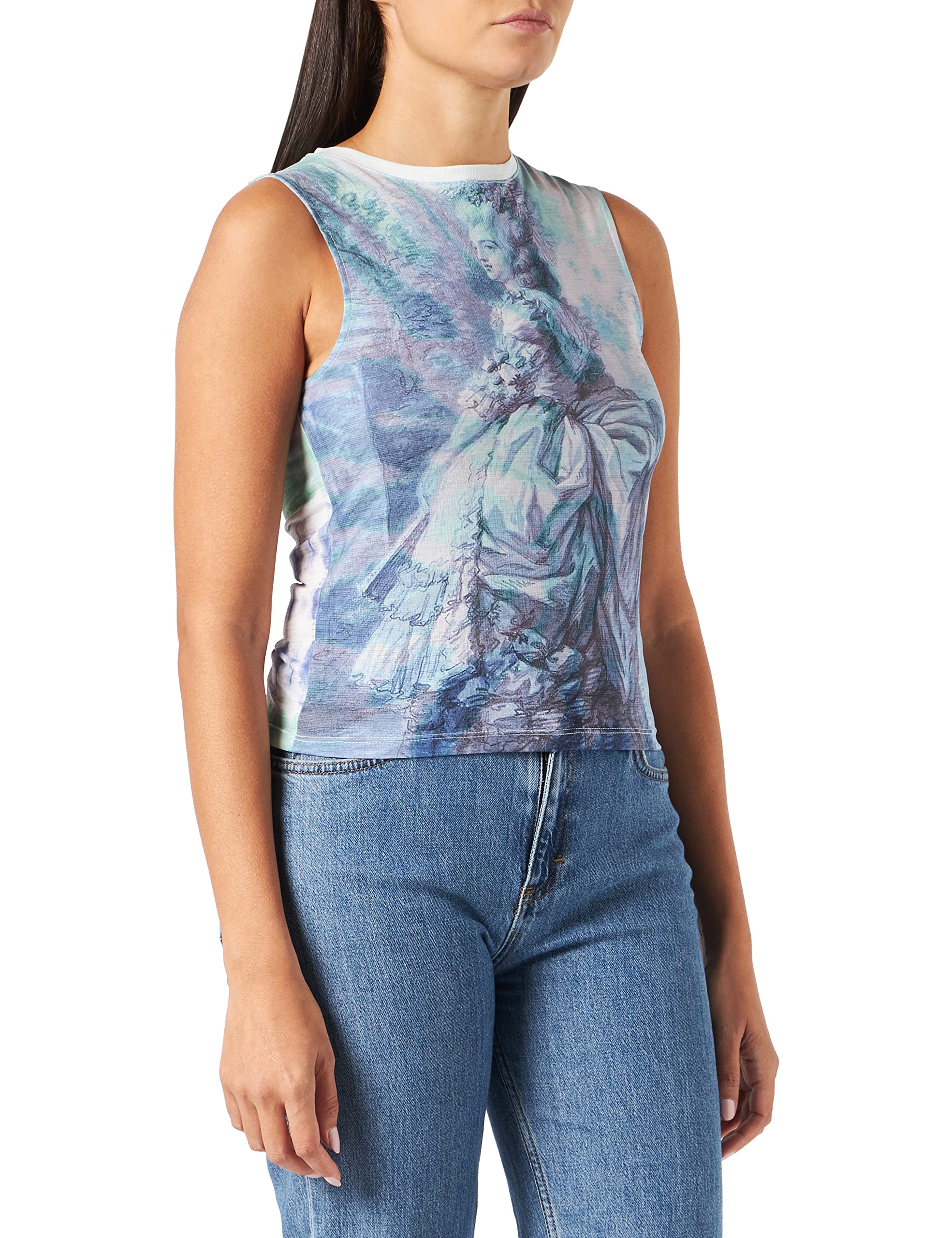 Desigual Women's TS_Marie Antoinette T-Shirt, White, XL