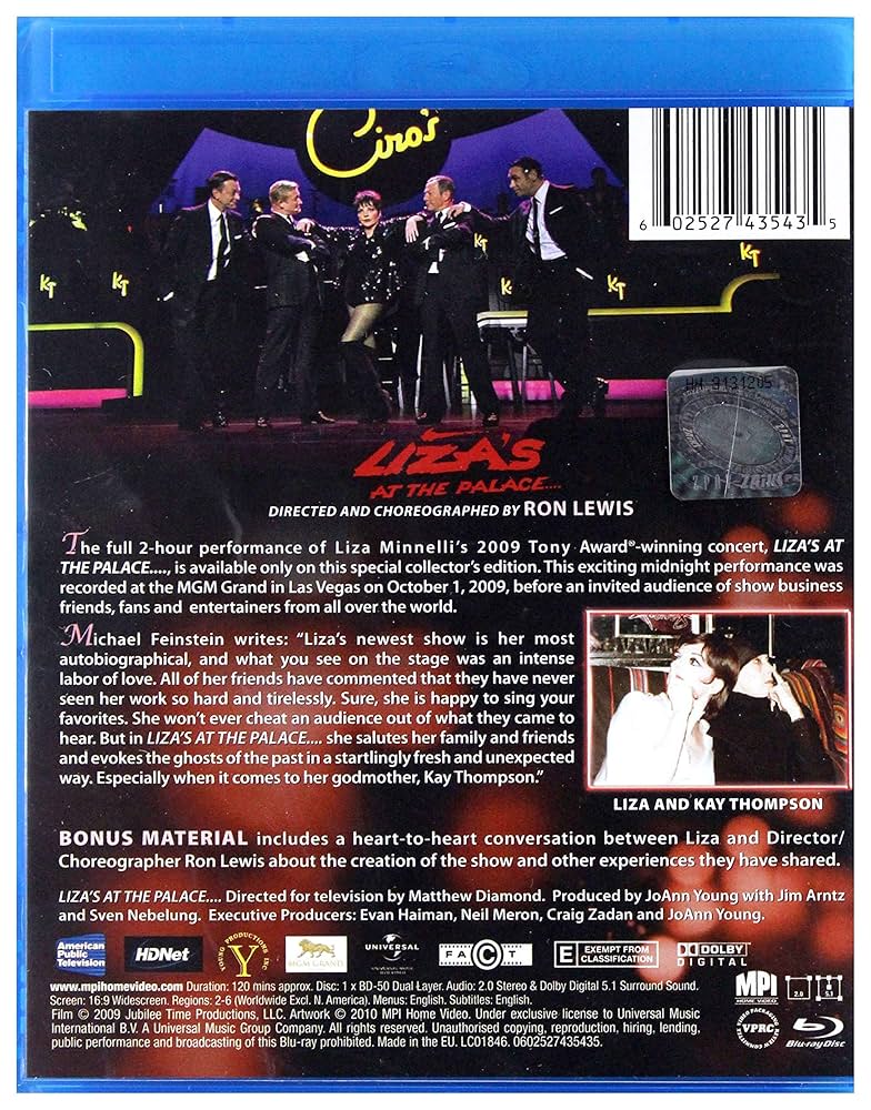その他 Liza's at the Palace / [Blu-ray] [Import] Amazon.com: Liza's at the Palace [Blu-ray] : Liza Minnelli