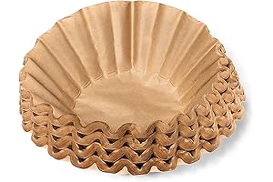Large Basket Coffee Filters for Optimal Brewing: California Containers' Uncompromising Quality (200 Count)