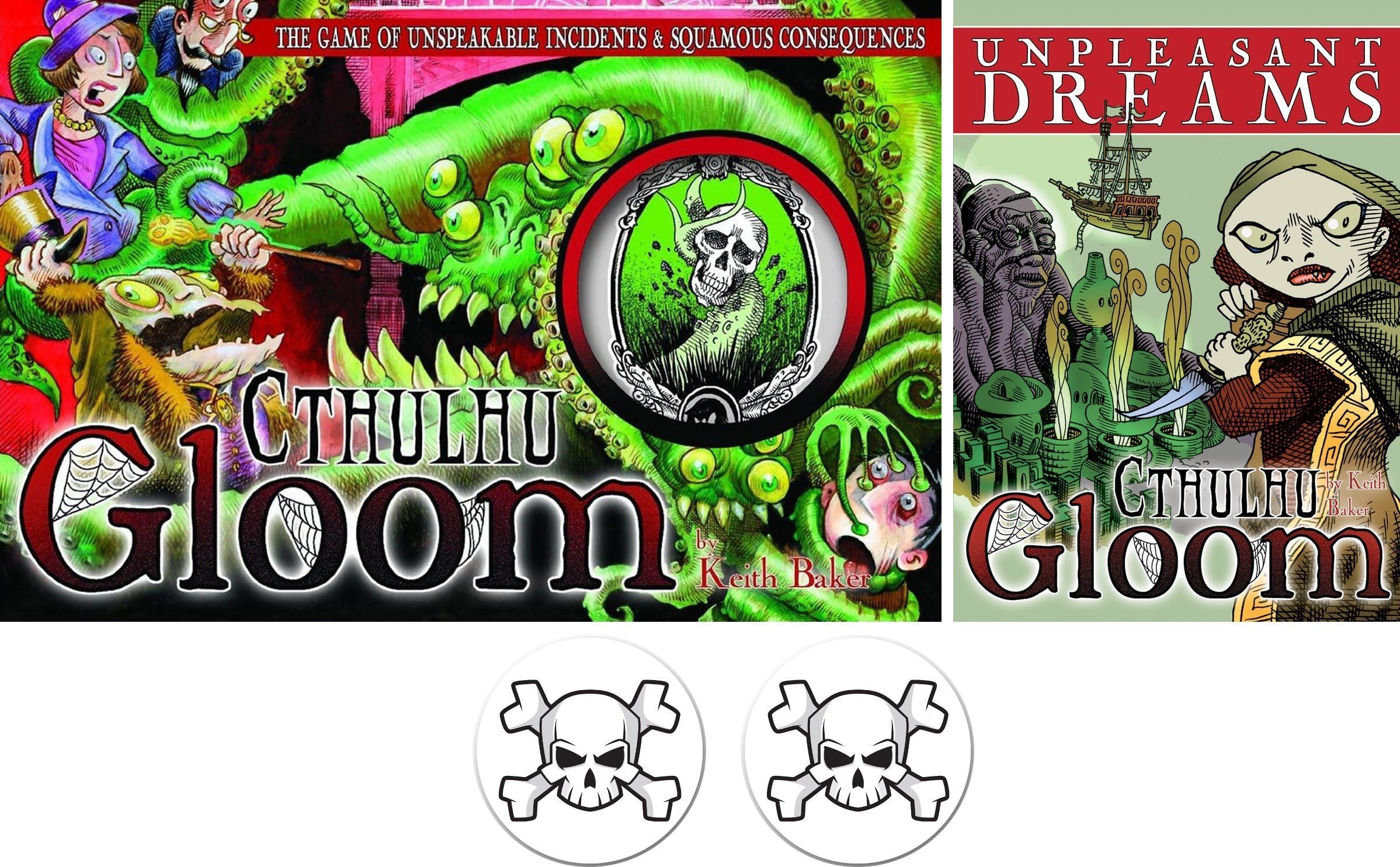 and Unpleasant Dreams Expansion Bundle Plus 2 Skull Buttons