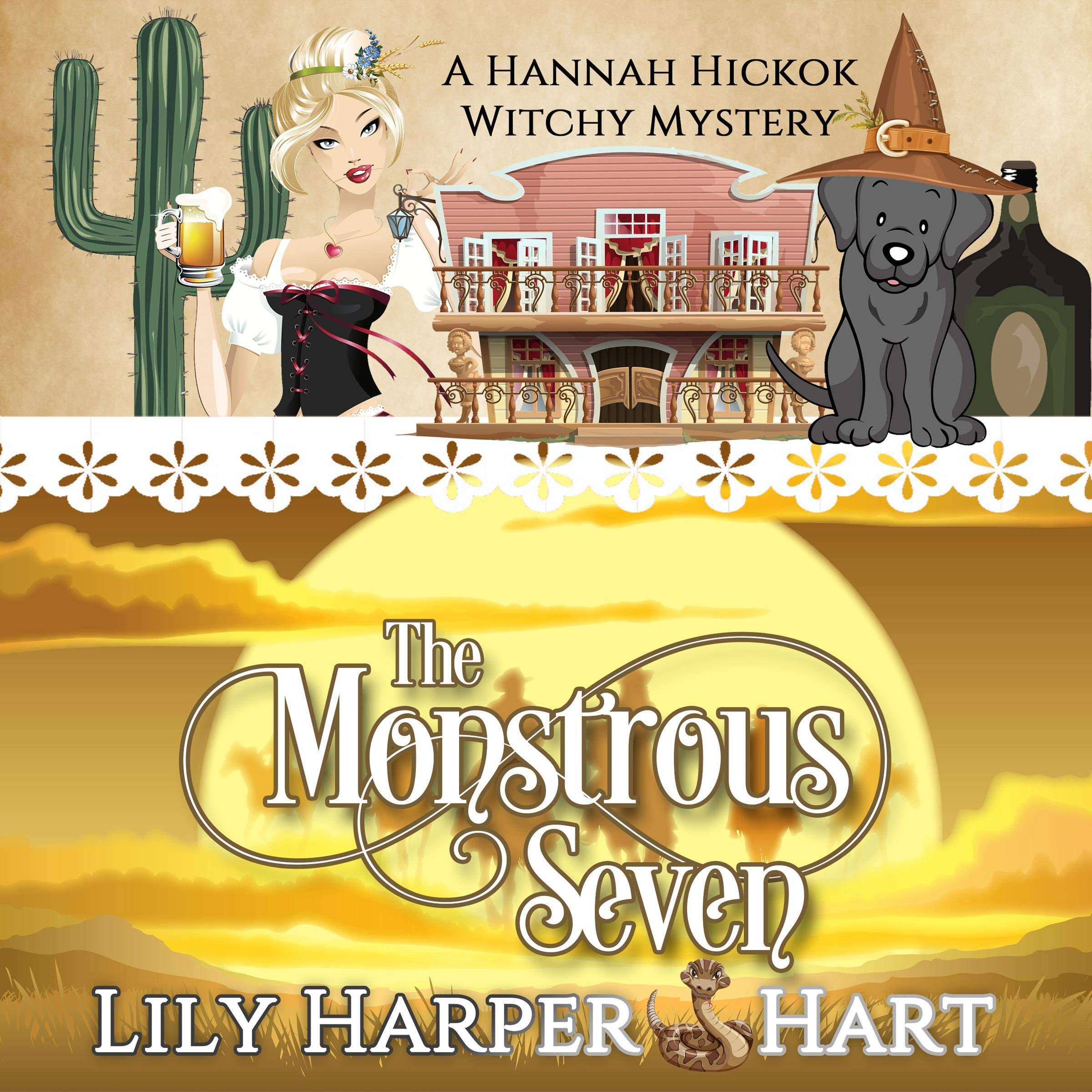Cover art for The Monstrous Seven
