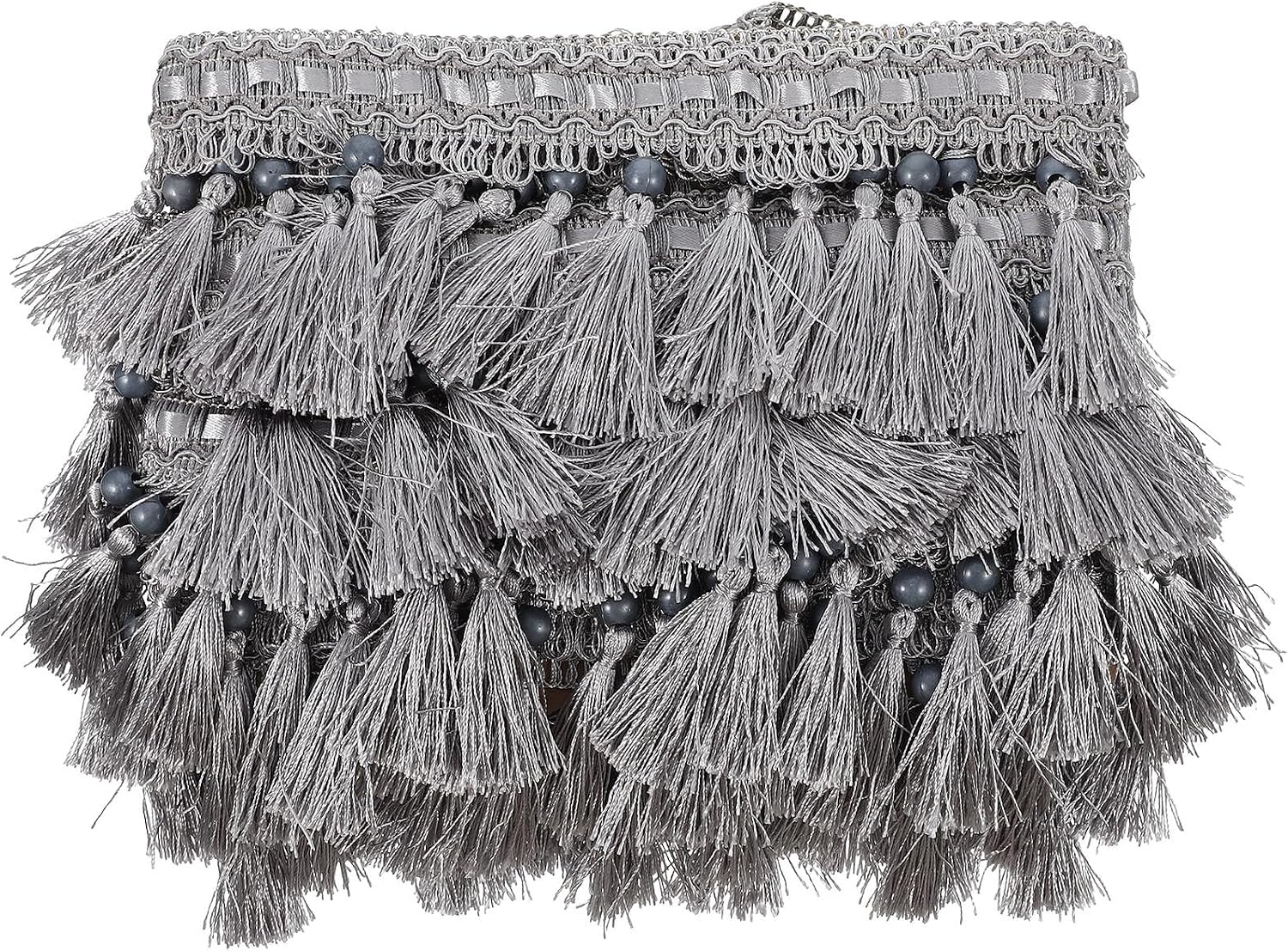 Polyester Fringe Trim for DIY Curtain and Costume Crafts 11.5m