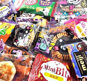 Amazon.co.jp: OKURUX [約35個入] ハロウィン お菓子 詰め合わせ
