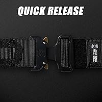 Vista 13 de Cinturón táctico con hebilla Cinturón Molle Cinturón de seguridad con bolsa Cinturón de batalla resistente con bolsa premium