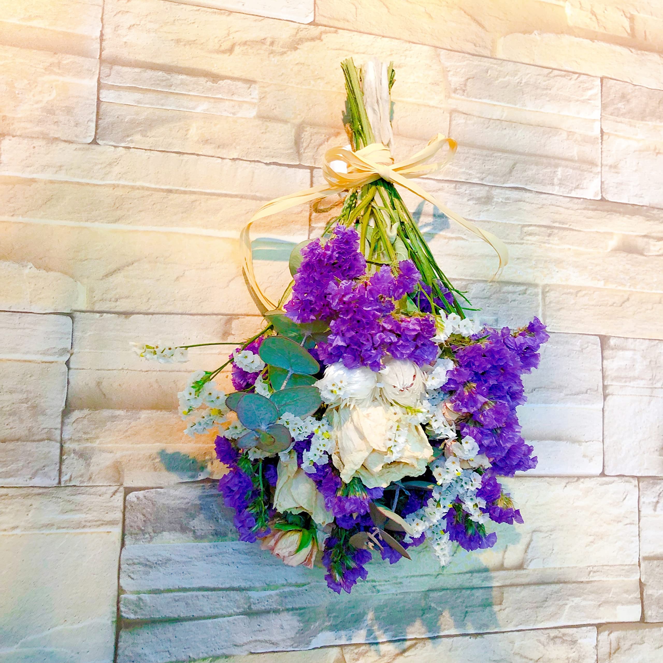 Amazon | the little flowers shop ドライフラワースワッグ