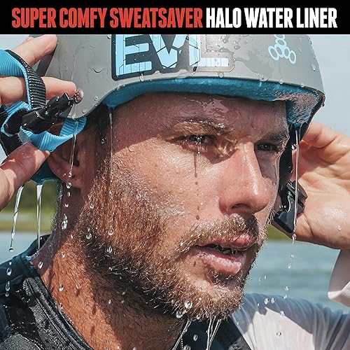 Miniatura 3 de Triple Eight Sweatsaver Halo - Casco de agua, goma negra