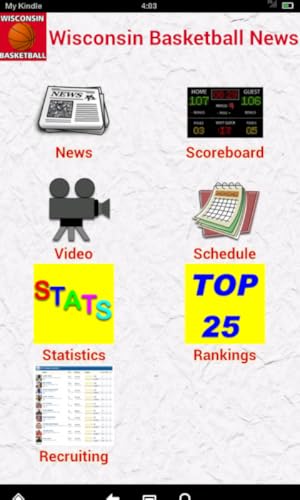 Wisconsin Basketball News (Kindle Tablet Edition)