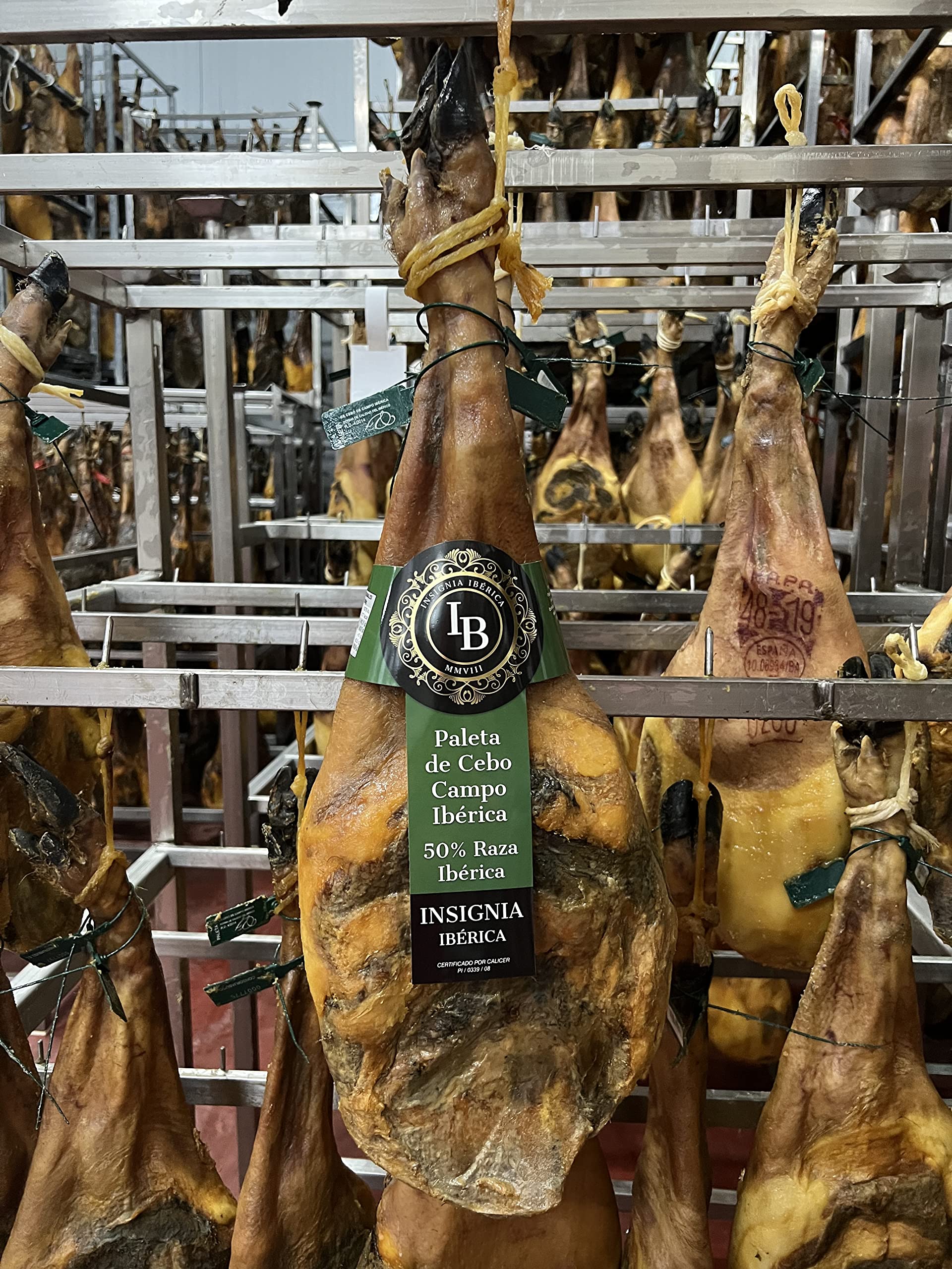 5 kg PALETA DE CEBO DE CAMPO 50% RAZA IBÉRICA,CURACIÓN NATURAL 100%. EDICIÓN FREGENAL