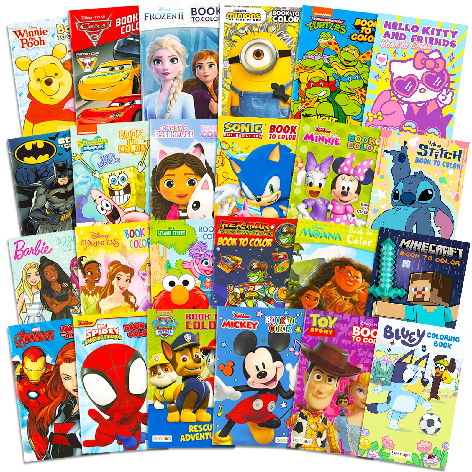 Bendon Mini Coloring Books