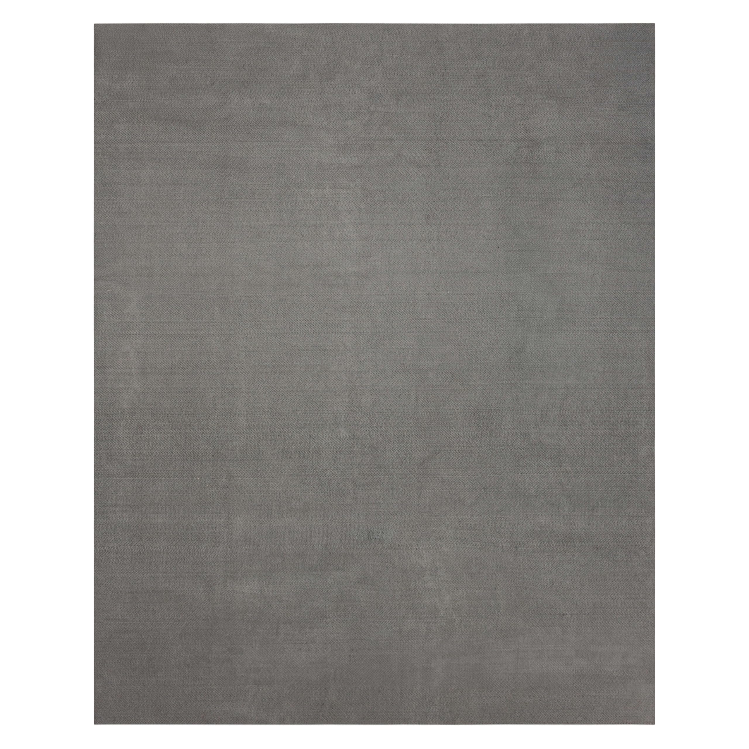 Mohawk Home Low Profile Waterproof Rug Pad Utility Solid Gray 6' X 9' Pet and Kid Proof Rug Pad Perfect for Kitchen, Living Room, Kids Room, Dining Room, Hallway